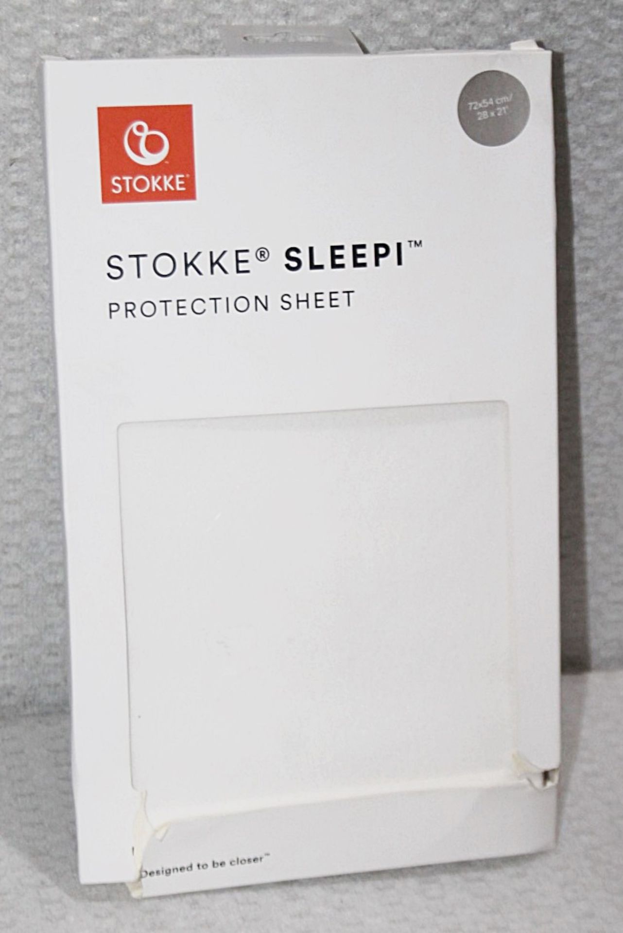 1 x STOKKE Sleepi™ Mini Protection Sheet Oval In White - Dimensions: 72 x 54cm - Unused Boxed - Image 4 of 5