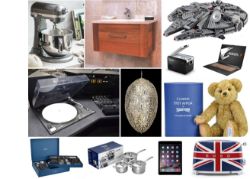 Luxury Homewares, Unused Toys & Collectables, Stonearth Bathroom Stock, Italian LED Lighting, Commercial Gym, Mobile DJ Booth & General Auction!