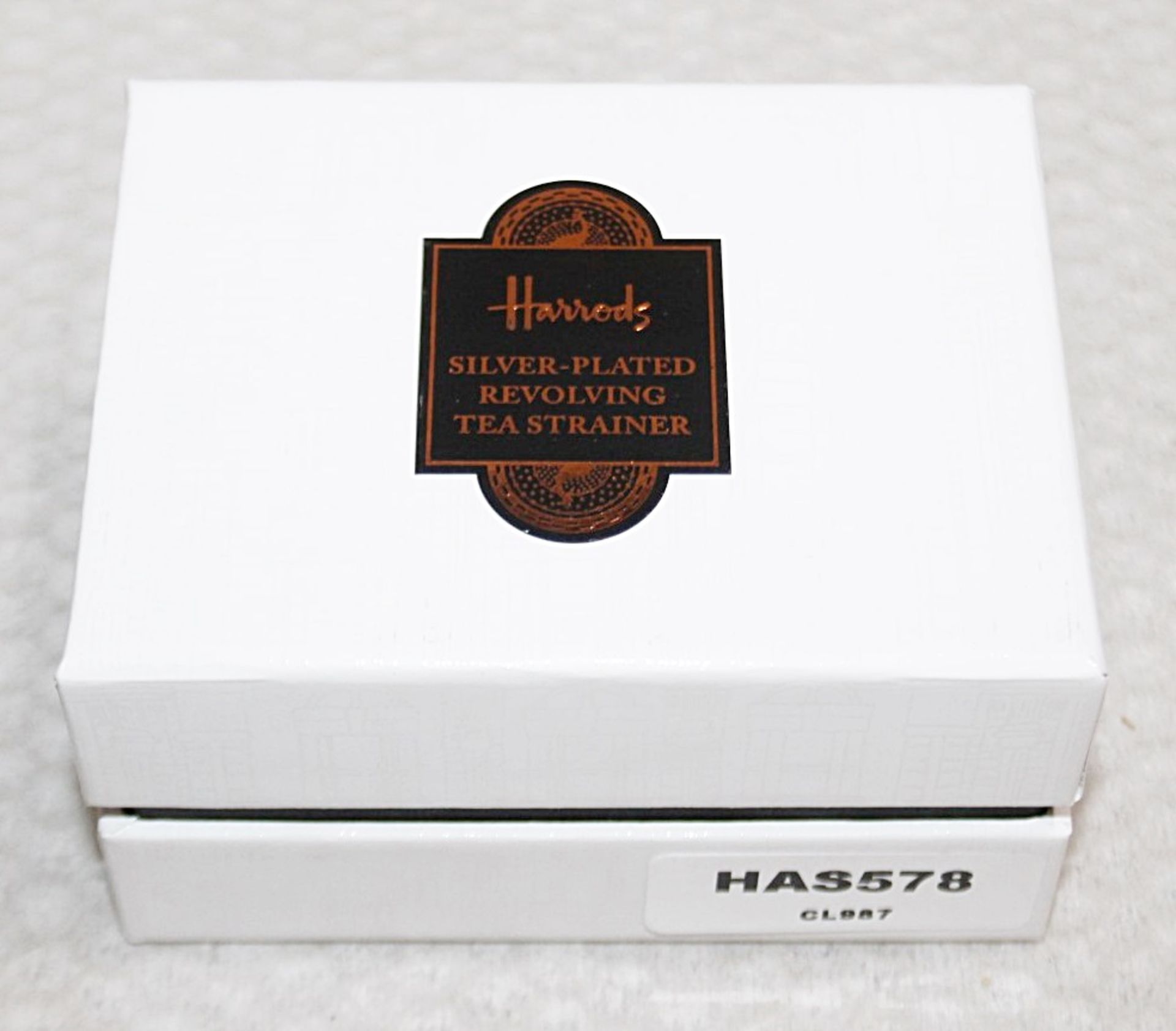 1 x HARRODS Silver-Plated Revolving Strainer - Unused Boxed Stock - Ref: HAS578/FEB22/WH2/C6 - CL987 - Image 5 of 5