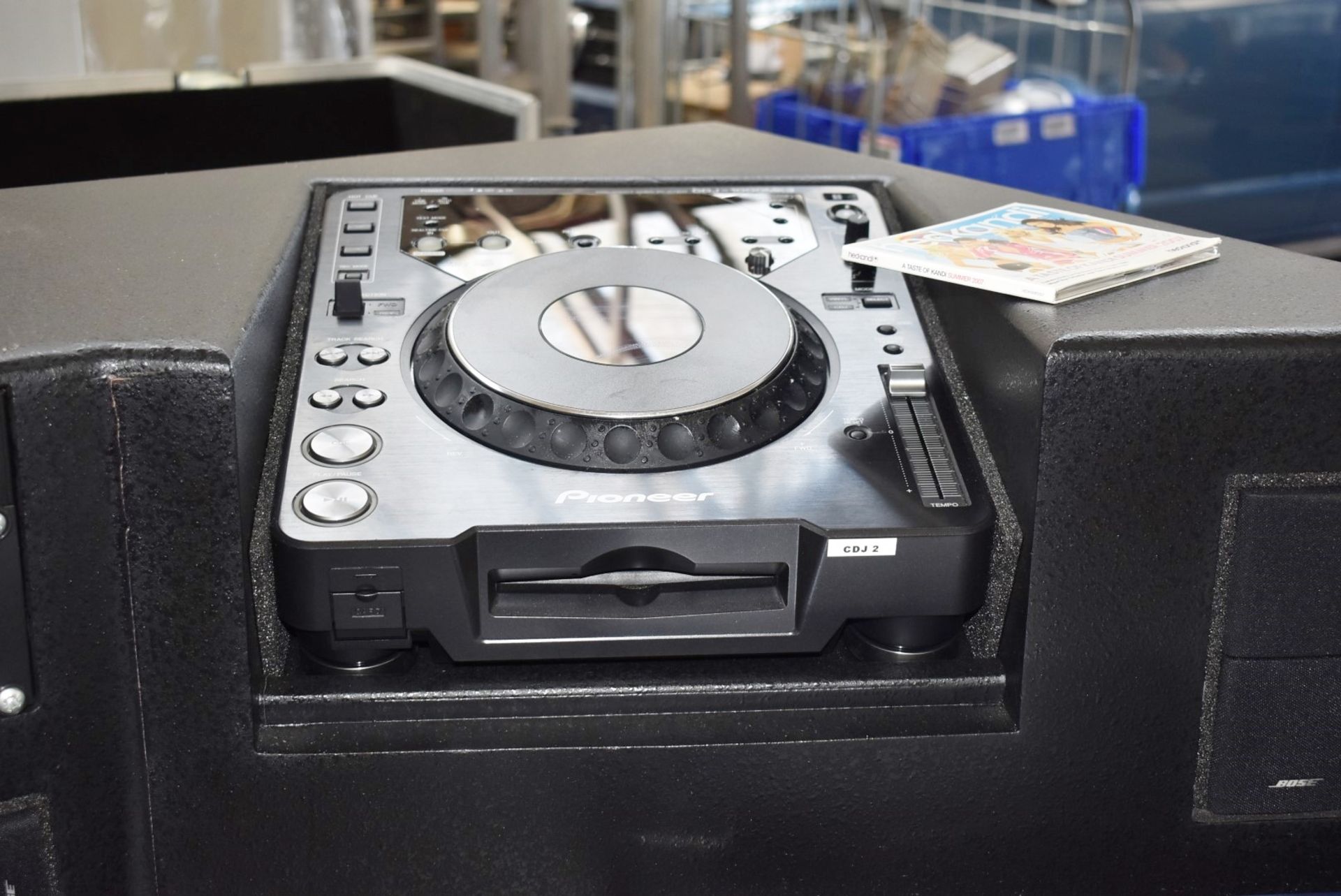 1 x Mobile DJ Booth in Shock Solutions Flight Case - Features Equipment By Pioneer, Technics & Bose! - Image 84 of 95