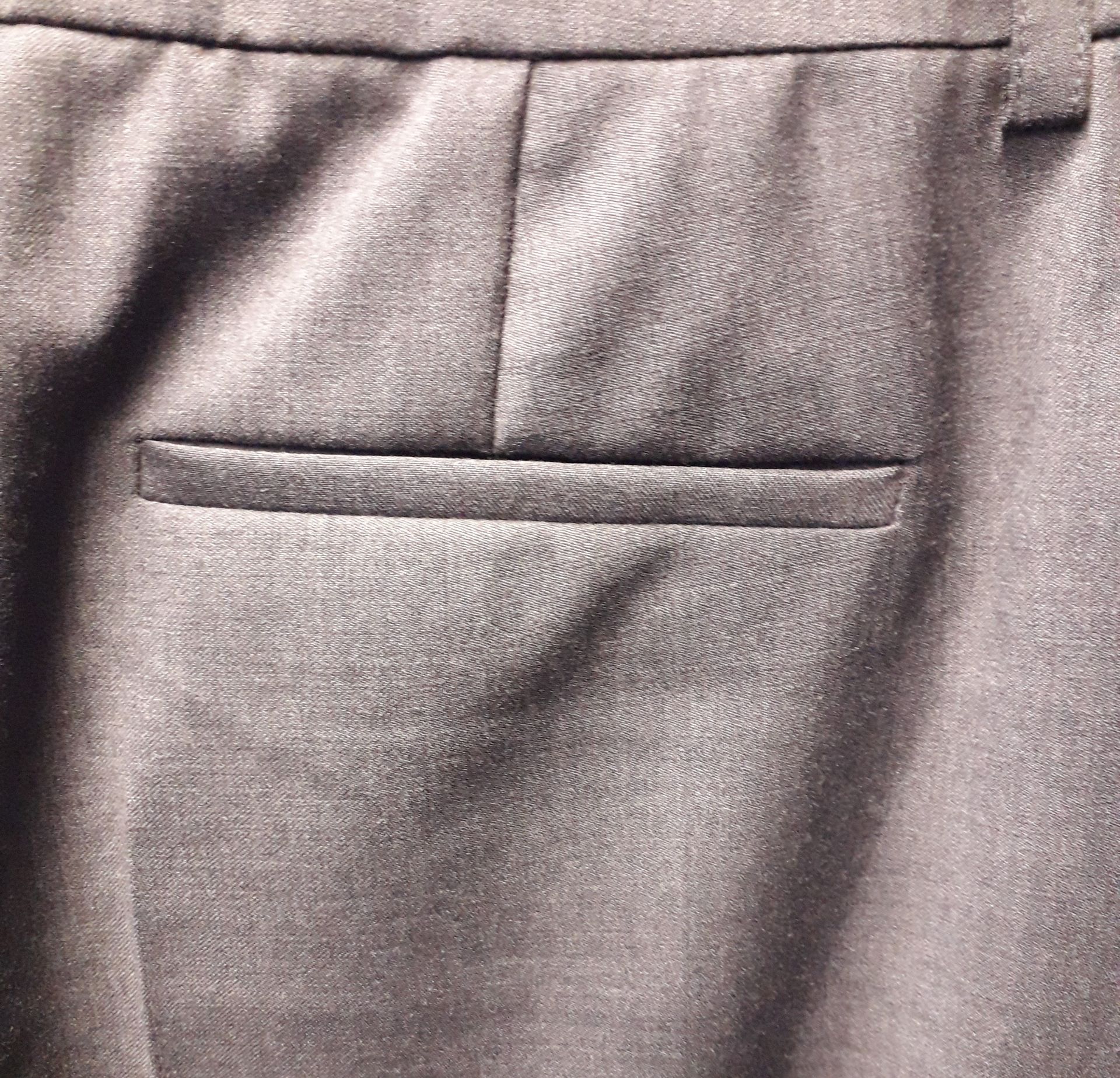 1 x Natan Collection Mid-Grey Wide Leg Tailored Trousers - Size: 44 - Material: 100% Linen - From - Image 4 of 6