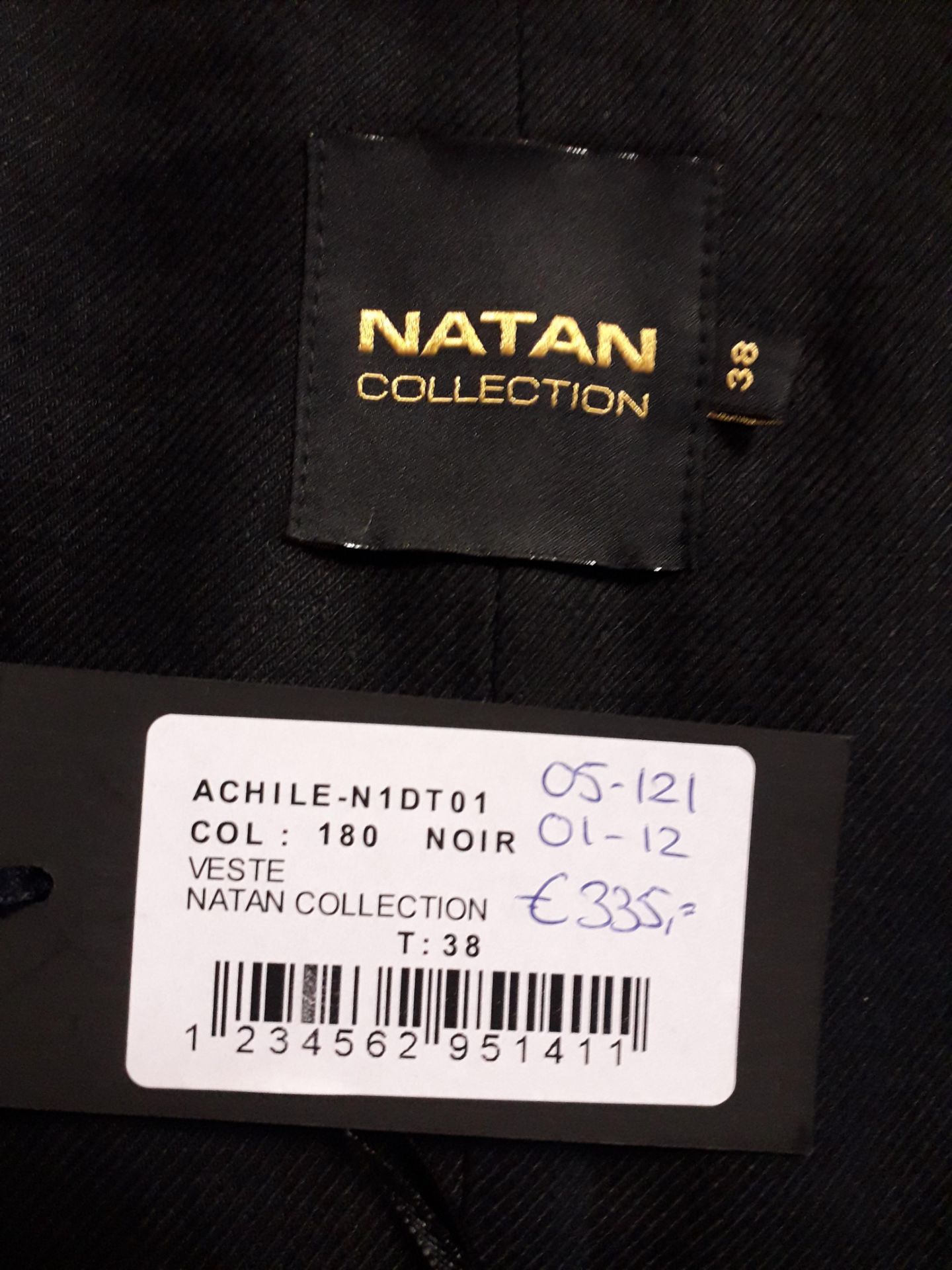 1 x Natan Black Bolero Jacket - Size: 10 - Material: 100% Linen - From a High End Clothing - Image 3 of 5
