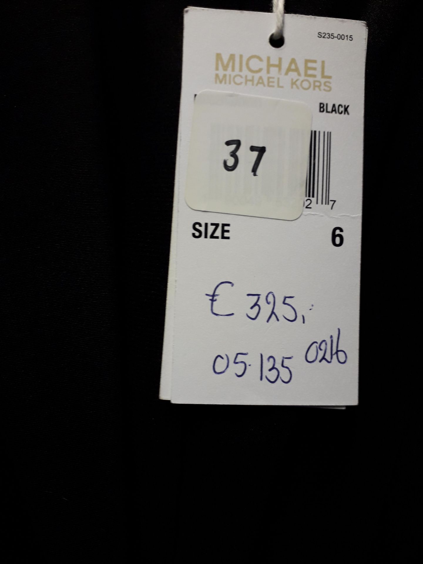 1 x Michael Kors Black Longline Sleeveless Jacket - Size: 10 - Material: 96% Wool, 4% Elastane. - Image 4 of 6