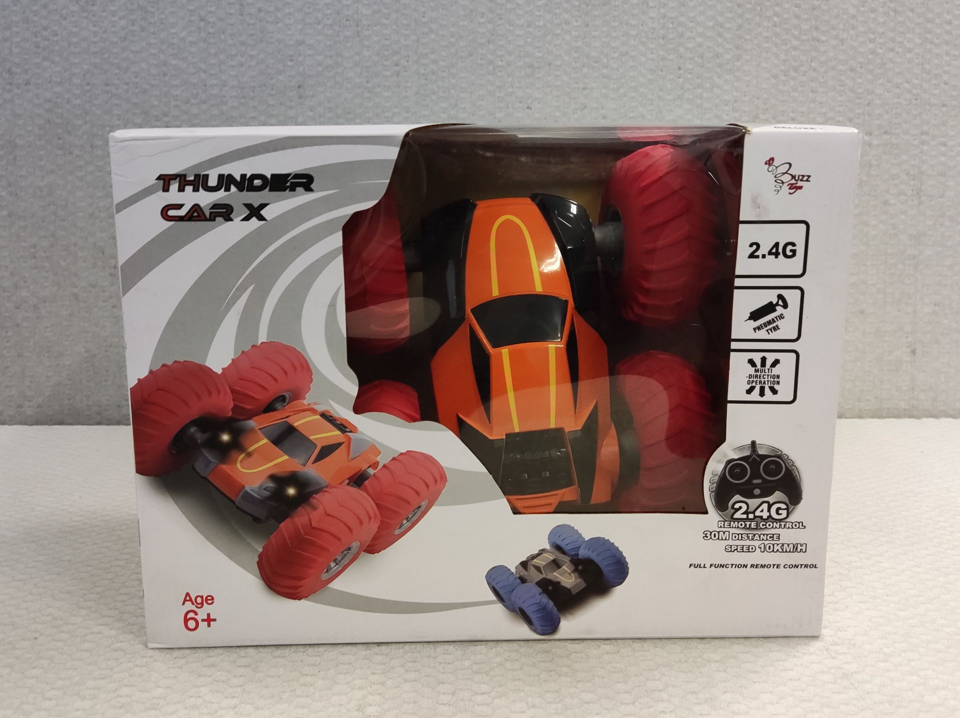 1 x Buzz Toys Thunder Car X R/C Vehicle in Orange - New/Boxed - Image 2 of 8