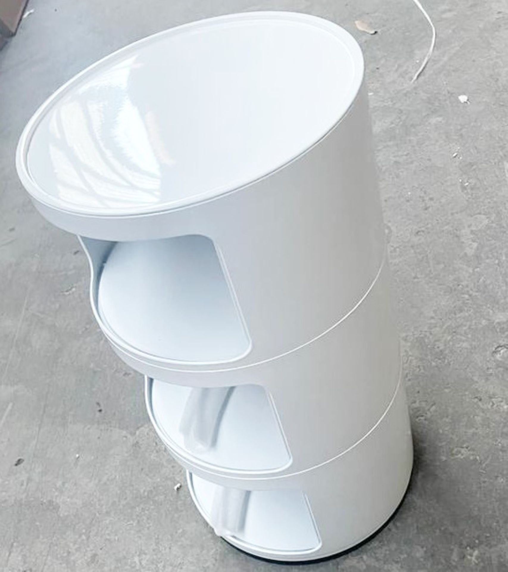 1 x 3 Tier Componibili Storage Unit White - Dimensions: 32(w) x 32(d) x 60(h) cm - Brand New Boxed S - Image 3 of 6