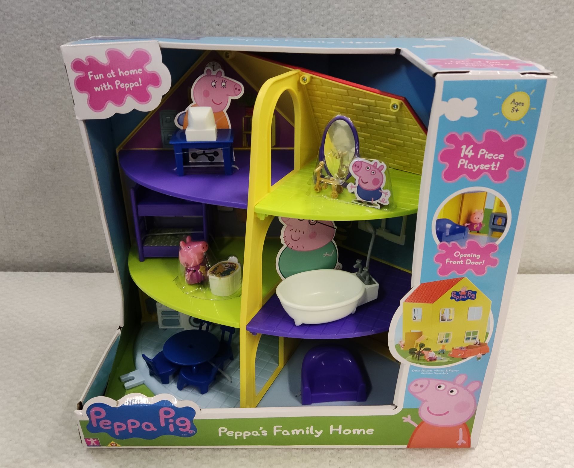 1 x Peppa Pig Peppa's Family Home Play Set - New/Boxed - Image 2 of 6