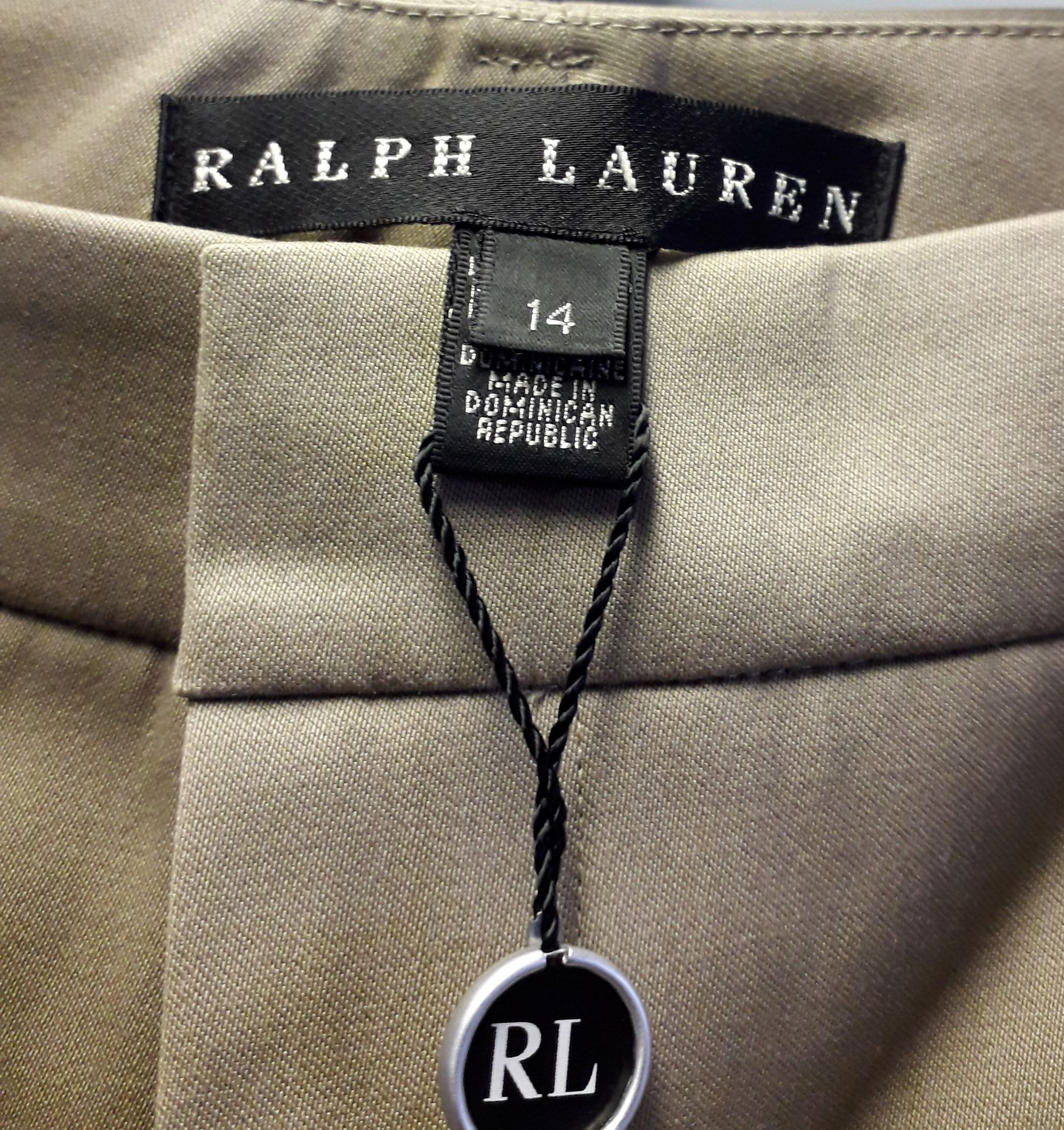 1 x Ralph Lauren Beige Heidi Trousers - Size: 14 - Material: 58% Wool, 40% Cotton, 2% Elastane - - Image 5 of 5