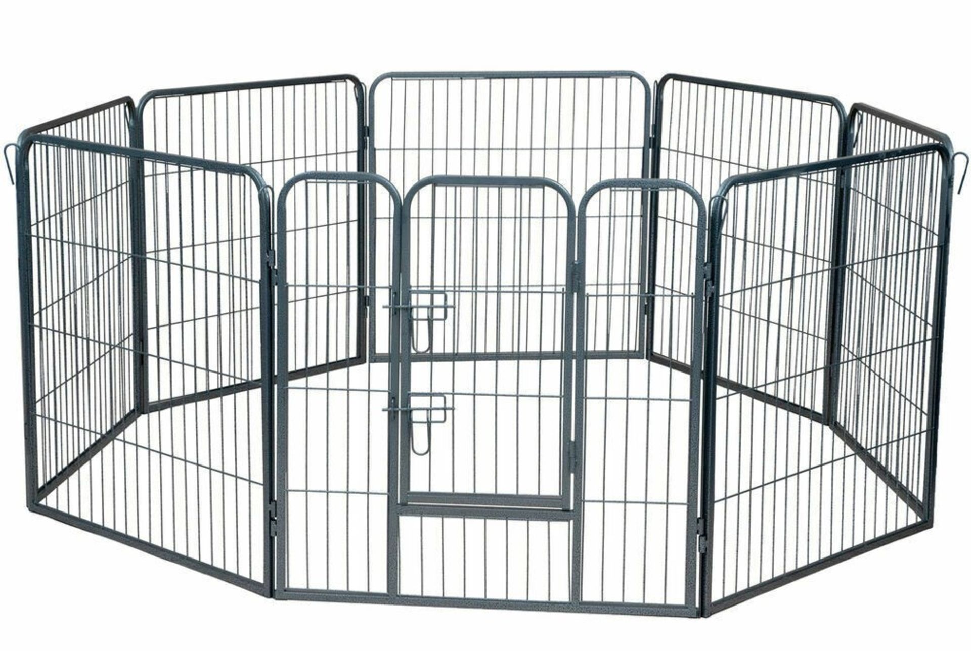 1 x Oxgord 32 Inch Heavy Duty Metal Dog Playpen - New Boxed Stock - CL740 - Ref: SRS024 -