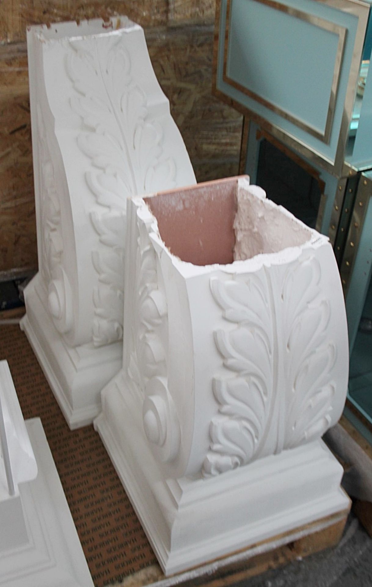 3 x Assorted Sections Of Ornate Display Plinth, Specially Commissioned For A Givenchy Window Display - Image 7 of 11