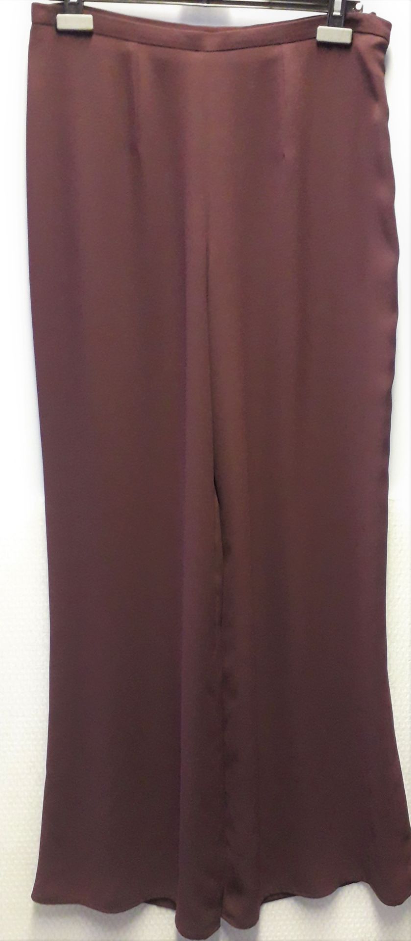 1 x Anne Belin Grape Wide Leg Trousers - Size: 20 - Material: 100% Polyester - From a High End