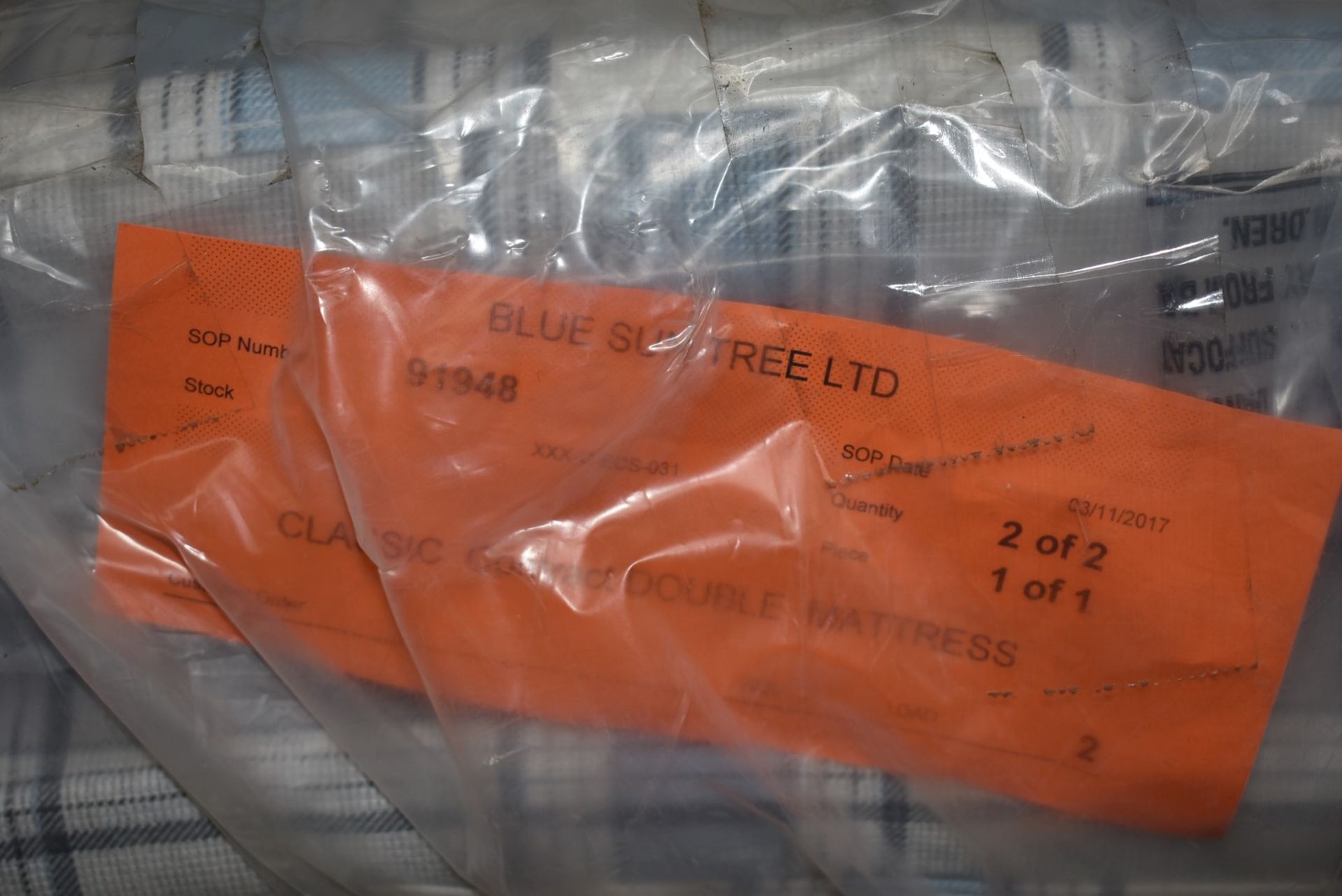 1 x Blue Suntree Double Mattress - New in Original Packaging - Ref: JP934 GITW - CL011 - Location: - Image 3 of 4