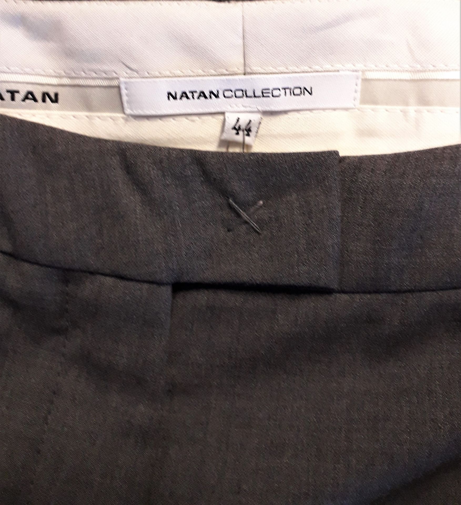 1 x Natan Collection Mid-Grey Wide Leg Tailored Trousers - Size: 44 - Material: 100% Linen - From - Image 6 of 6