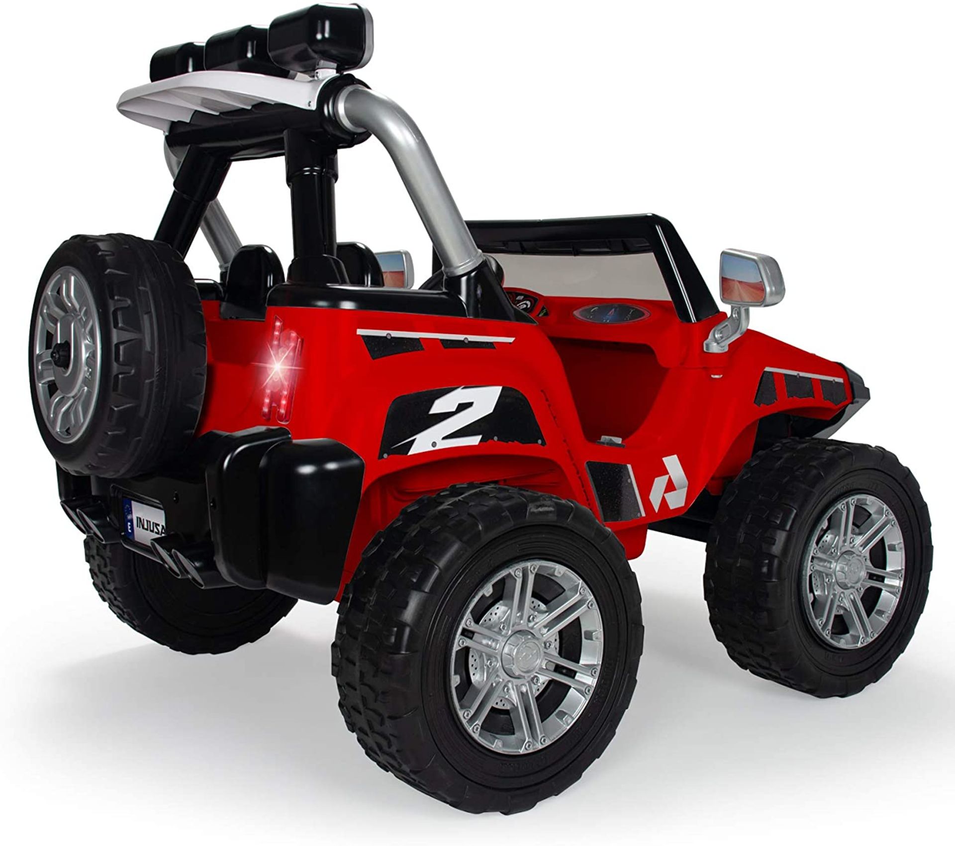 1 x Large Injusa Kids Electric Ride On 24V Monster Car Off-Road Style - 65324 - HTYS175 - CL987 - - Image 21 of 30