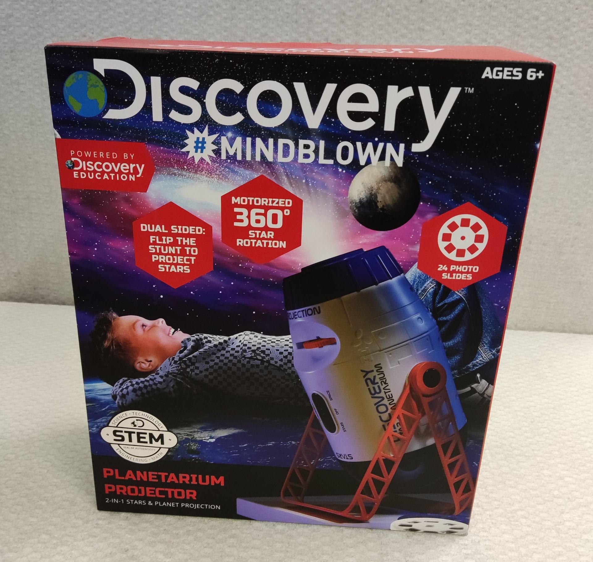 1 x Discovery STEM 2 in 1 Planetarium Projector - New/Boxed - Image 2 of 7