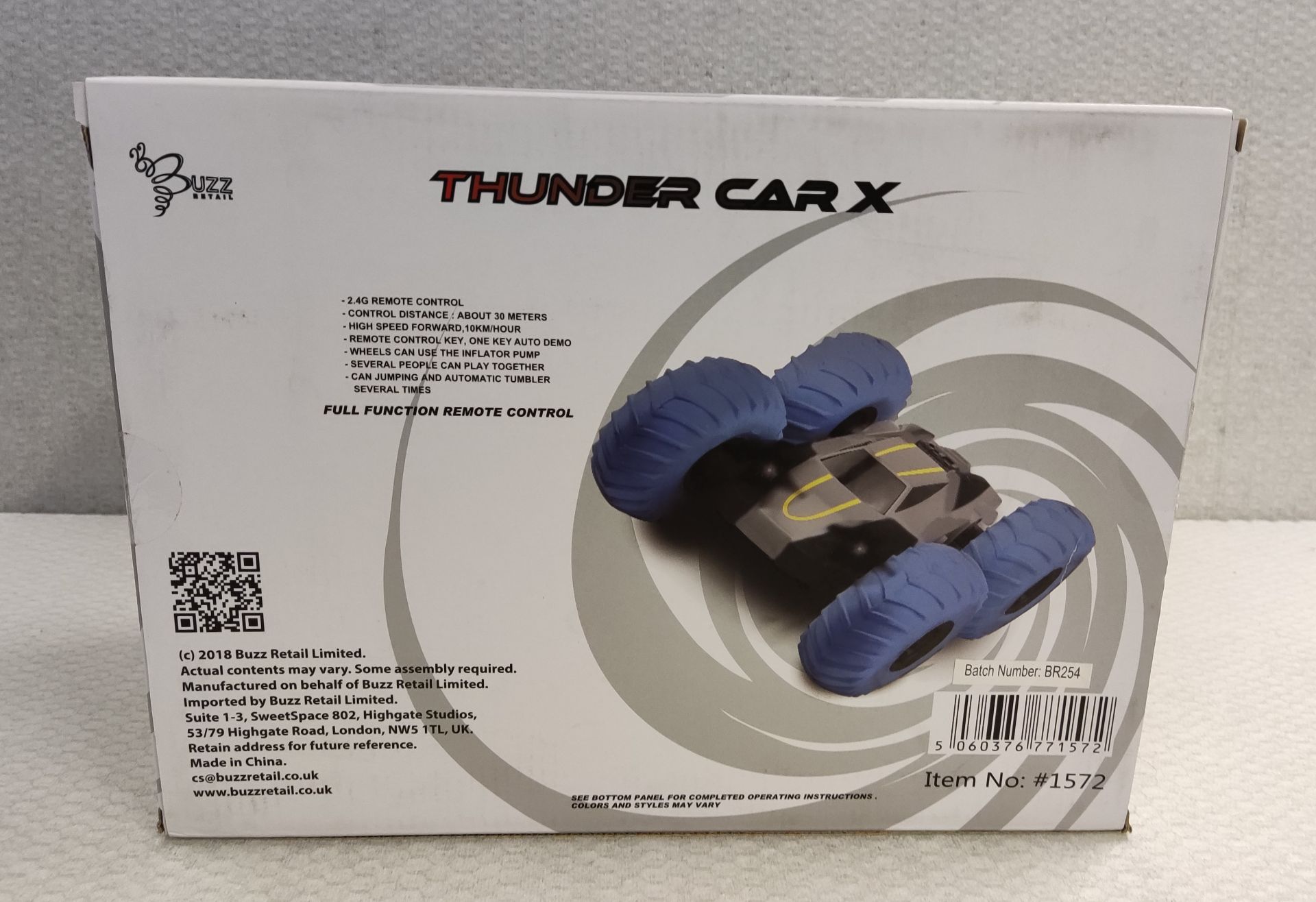 1 x Buzz Toys Thunder Car X R/C Vehicle in Orange - New/Boxed - Image 6 of 8