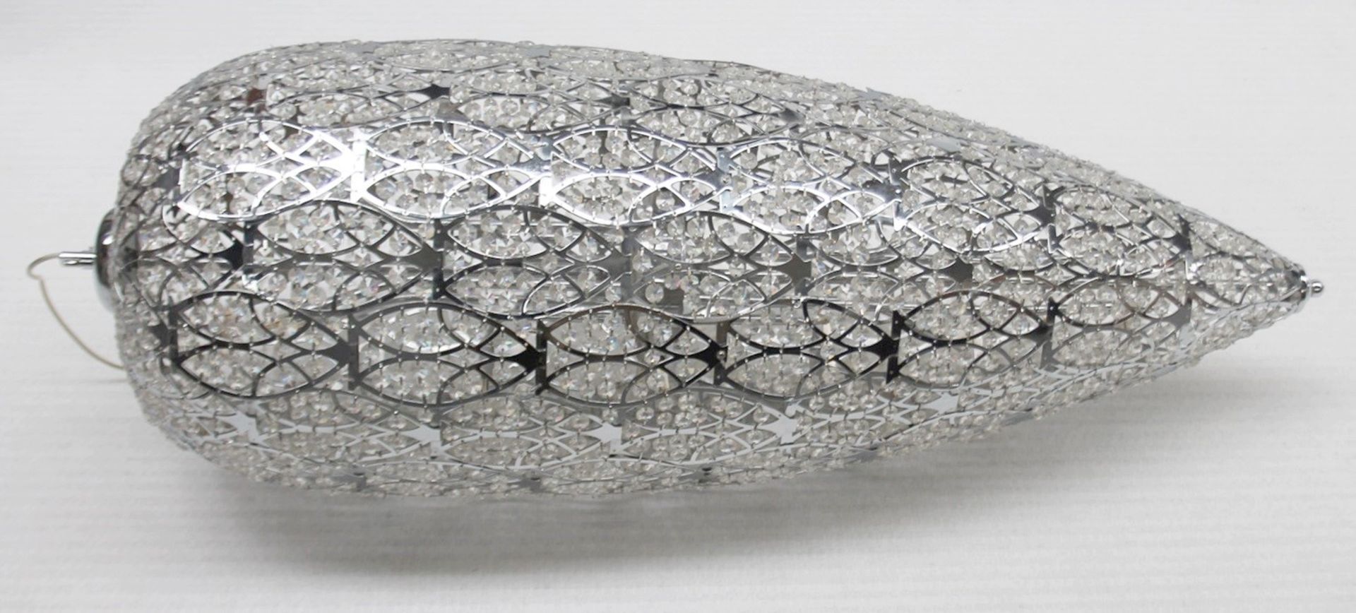 1 x High-end Italian LED Light Fitting Encrusted In Premium ASFOUR Crystal Elements - RRP £6,000 - Image 3 of 8