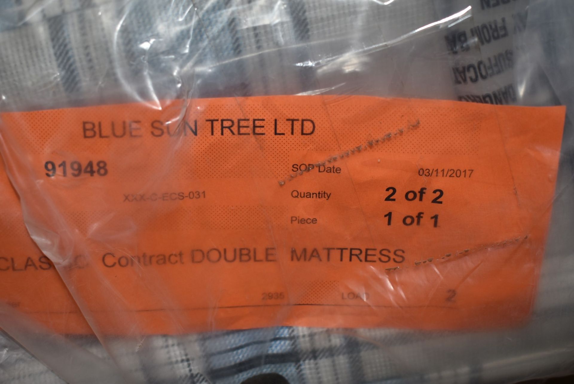 1 x Blue Suntree Double Mattress - New in Original Packaging - Ref: JP934 GITW - CL011 - Location: - Image 2 of 4