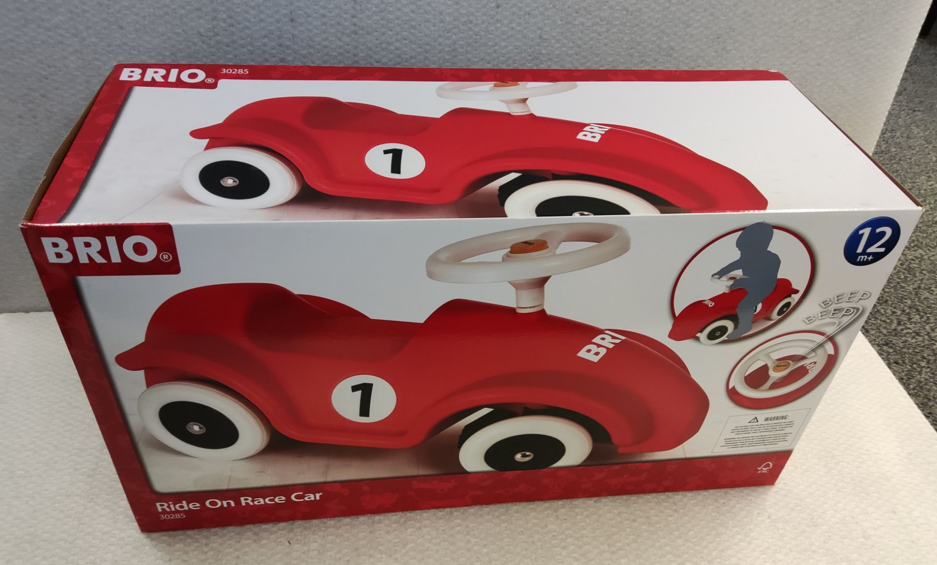 1 x Brio Ride On Race Car - Model 30285 - New/Boxed - Image 3 of 8