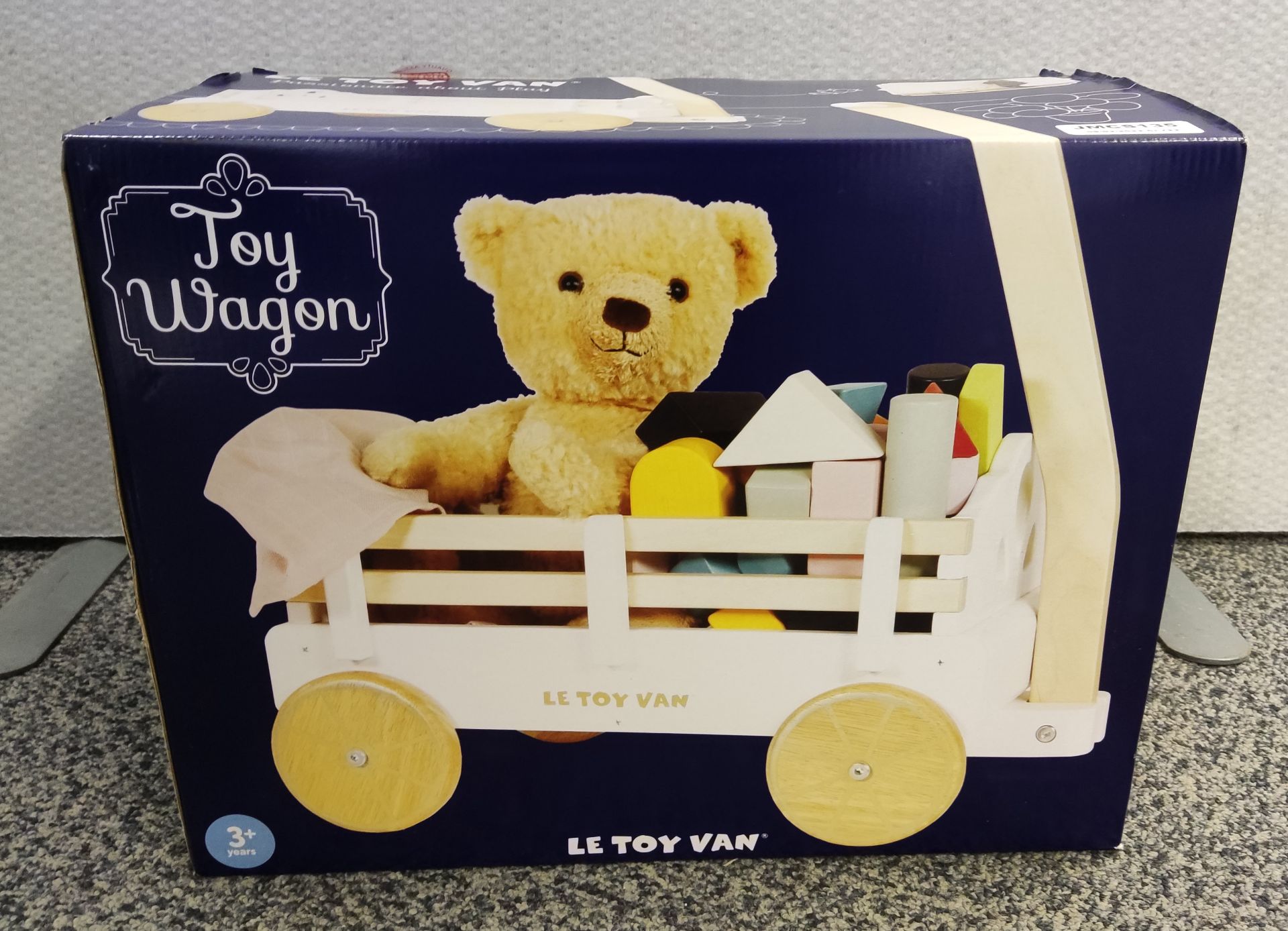 1 x Le Toy Van Pull Along Wooden Toy Wagon - New/Boxed - Image 3 of 5