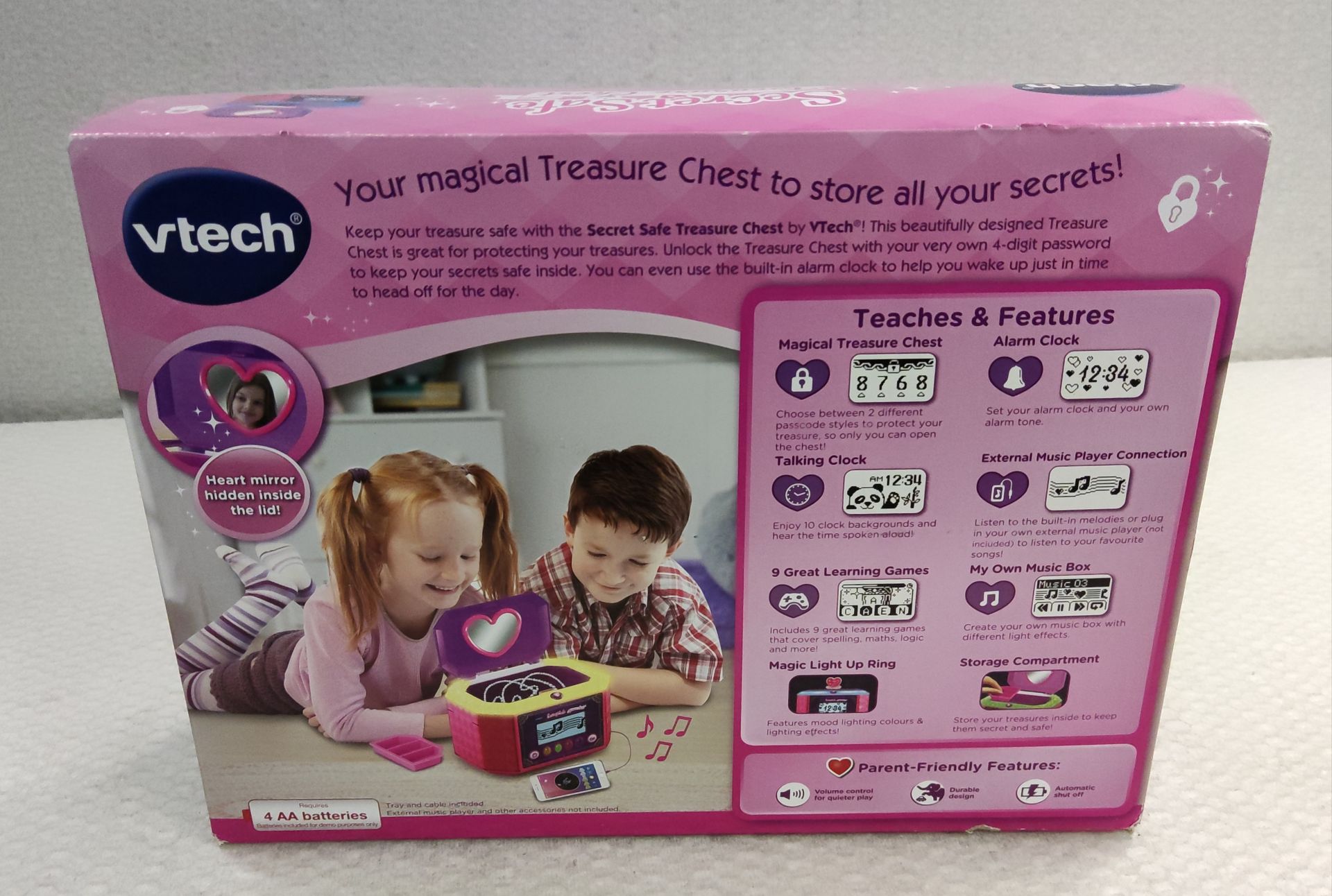 1 x Vtech 7-in-1 Secret Safe Treasure Chest - New/Boxed - Image 3 of 7
