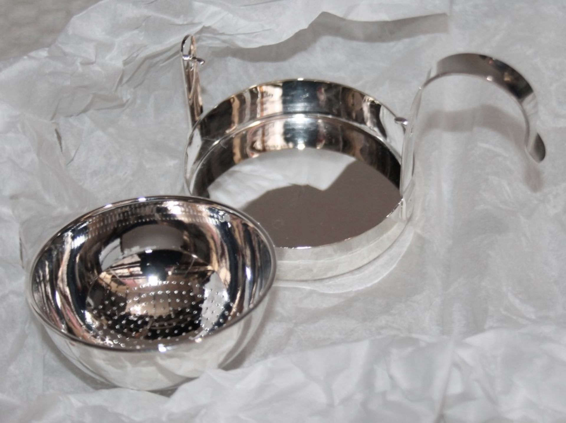 1 x HARRODS Silver-Plated Revolving Strainer - Unused Boxed Stock - Ref: HAS579/FEB22/WH2/C6 - CL987 - Image 6 of 6