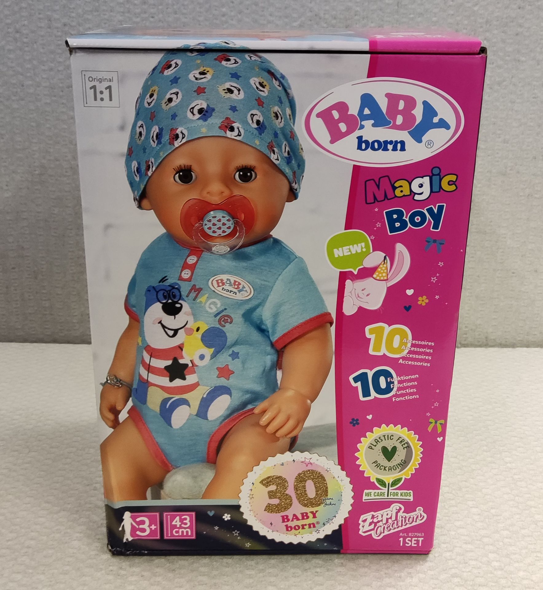 1 x Baby Born Magic Boy Doll - New/Boxed - Image 2 of 6