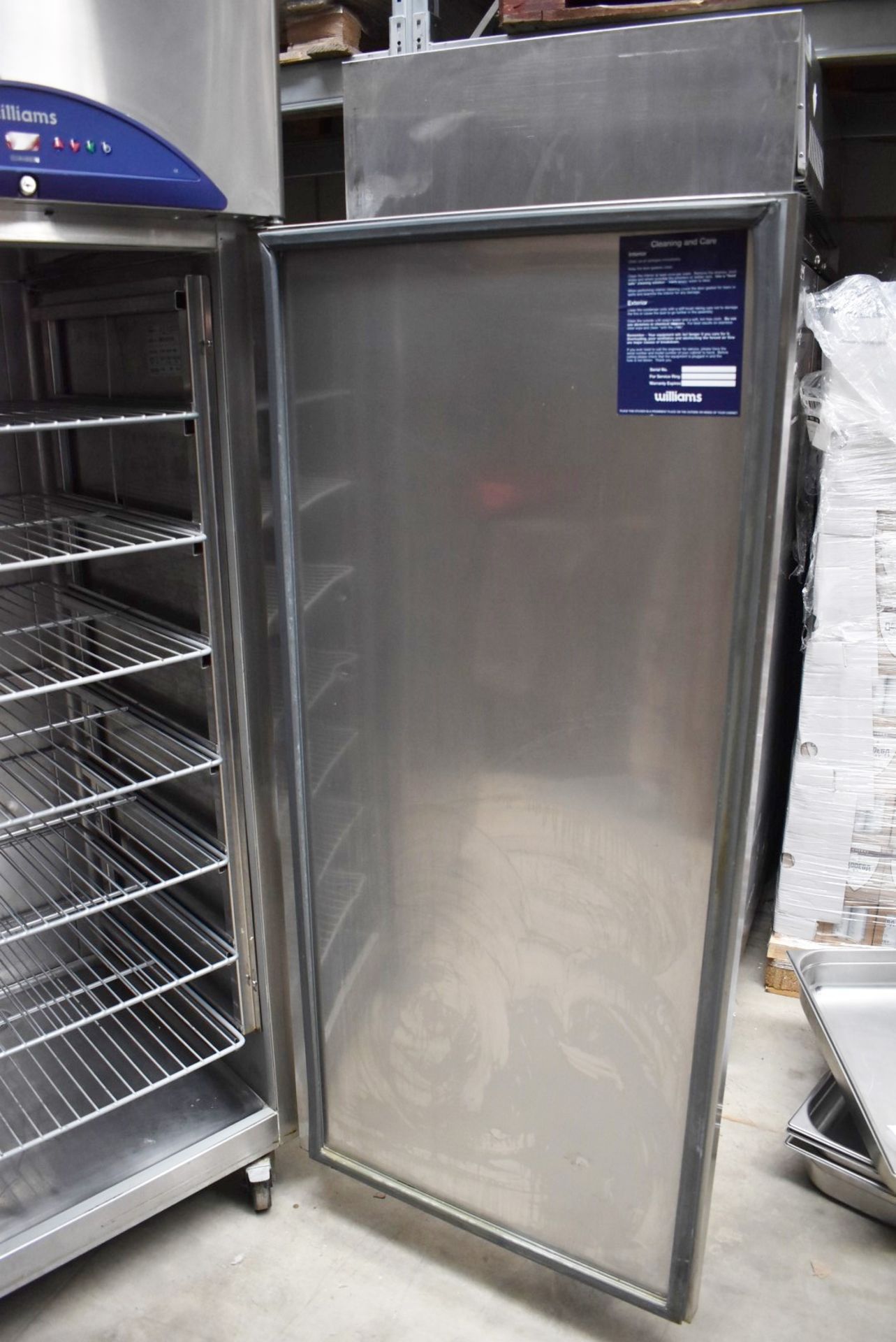 1 x Williams Double Door Upright Side by Side Refrigerator With Gastro Food Trays and Storage - Image 10 of 18