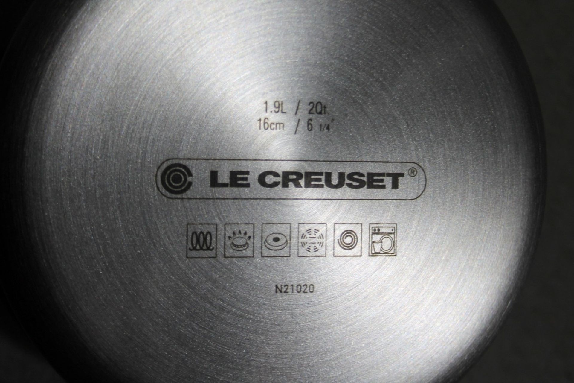 Set Of 3 x LE CREUSET 3Ply Stainless Steel Saucepans - Original Price £360.00 - Unused Boxed Stock - - Image 8 of 10