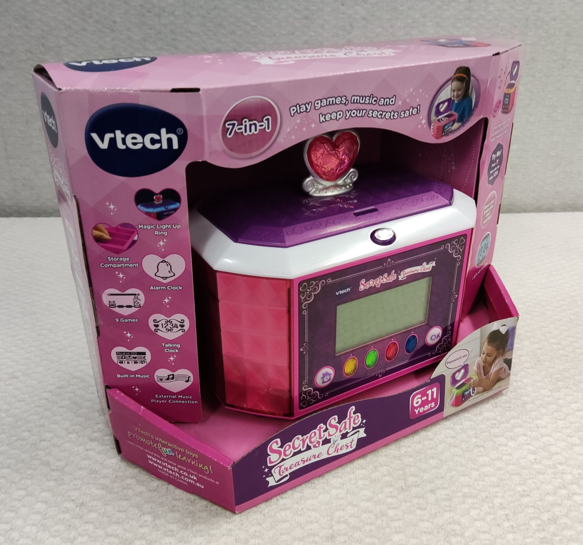 1 x Vtech 7-in-1 Secret Safe Treasure Chest - New/Boxed - Image 7 of 7
