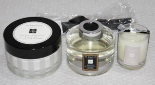 3 x Assorted JO MALONE LONDON Items - Includes Fragrance Difuser With Reeds, Body Cream & Candle -