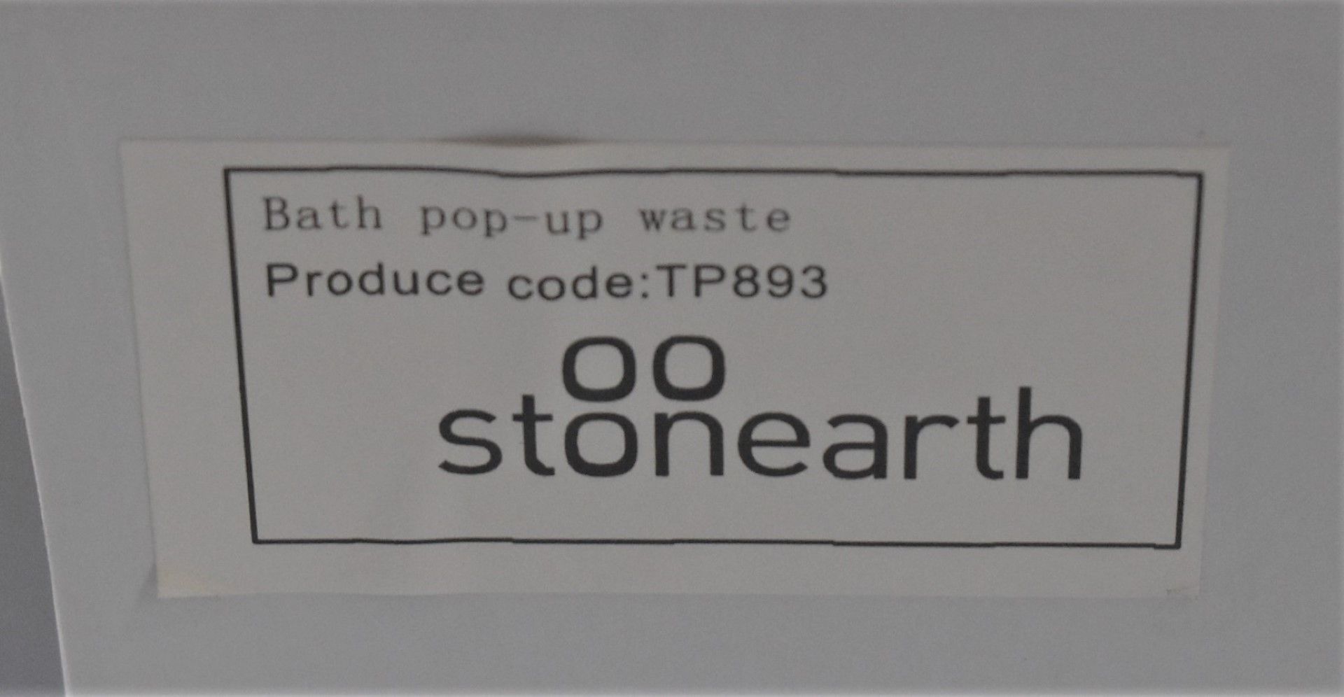 1 x Stonearth Bath Waste Kit With Stainless Steel Covers - Brand New & Boxed - RRP £125 - Ref: TP893 - Image 7 of 7