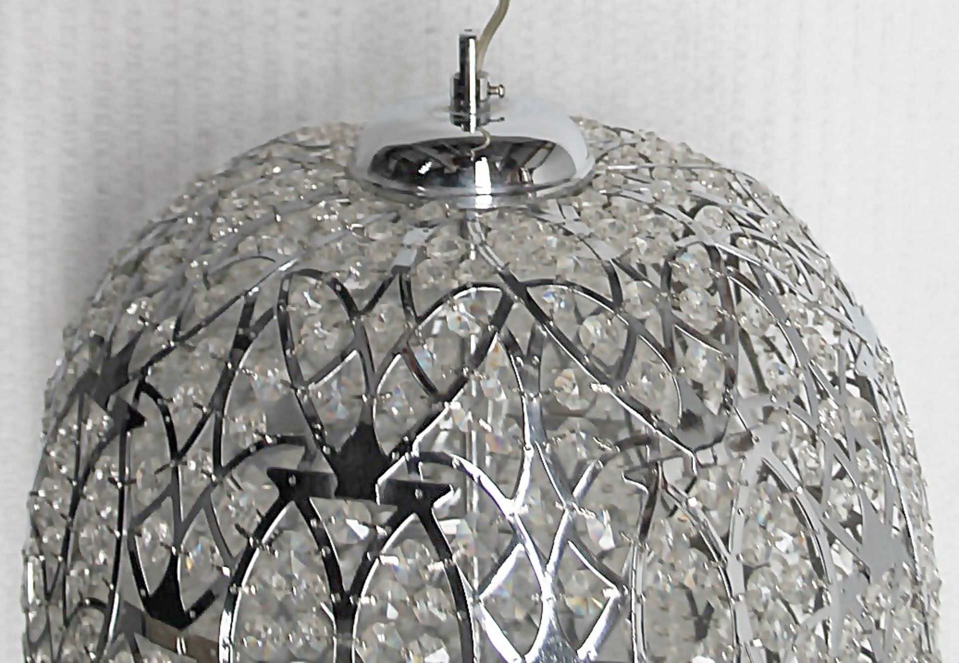 1 x High-end Italian LED Light Fitting Encrusted In Premium ASFOUR Crystal Elements - RRP £6,000 - Image 8 of 8