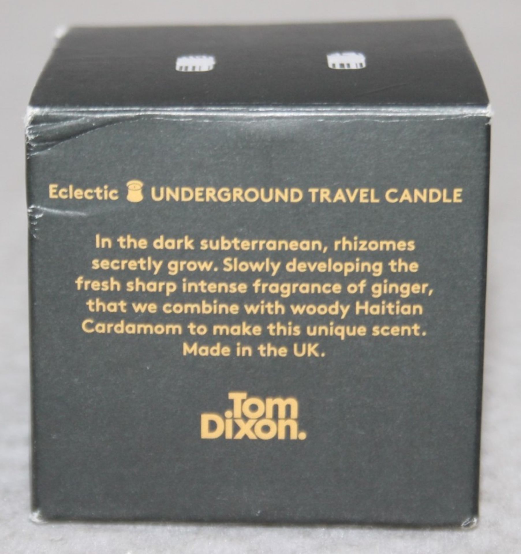 1 x TOM DIXON 'Underground' Designer Travel Candle (60g) - Unused Boxed Stock - Image 5 of 5