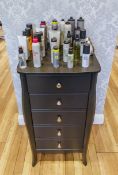 1 x Chest Of 5-Drawers - Recently Removed From A Boutique Hair Salon - Ref: HAS722/G-IT - CL744 -