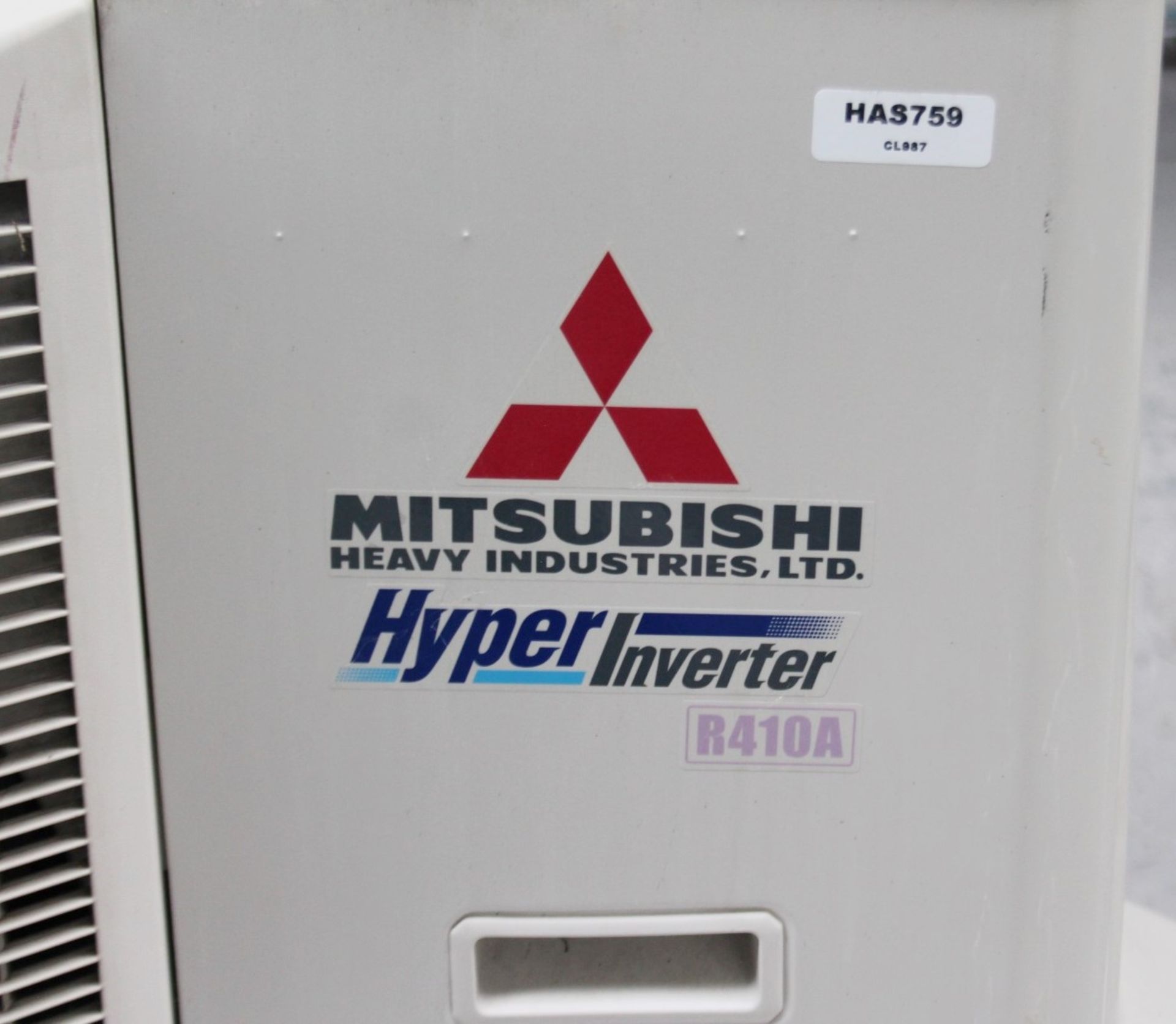 1 x Mitsubishi R410A 'Hyper Inverter' Split Type Outdoor Air Conditioning Unit - Recently Removed - Image 2 of 5