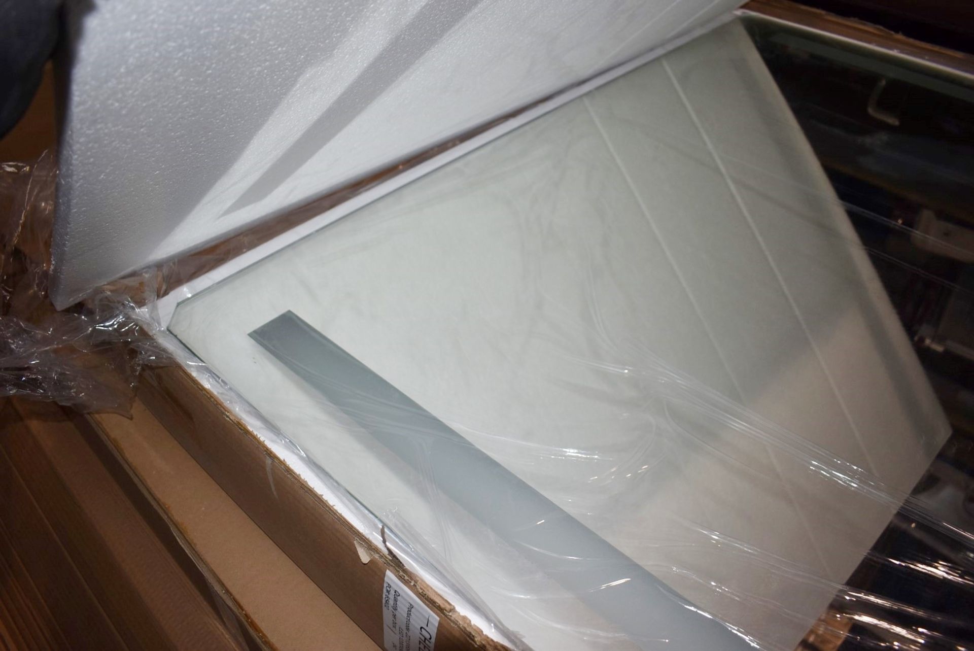 1 x Chelsom Large Illuminated LED Bathroom Mirror With Demister - Brand New Stock - As Used in Major - Image 11 of 14
