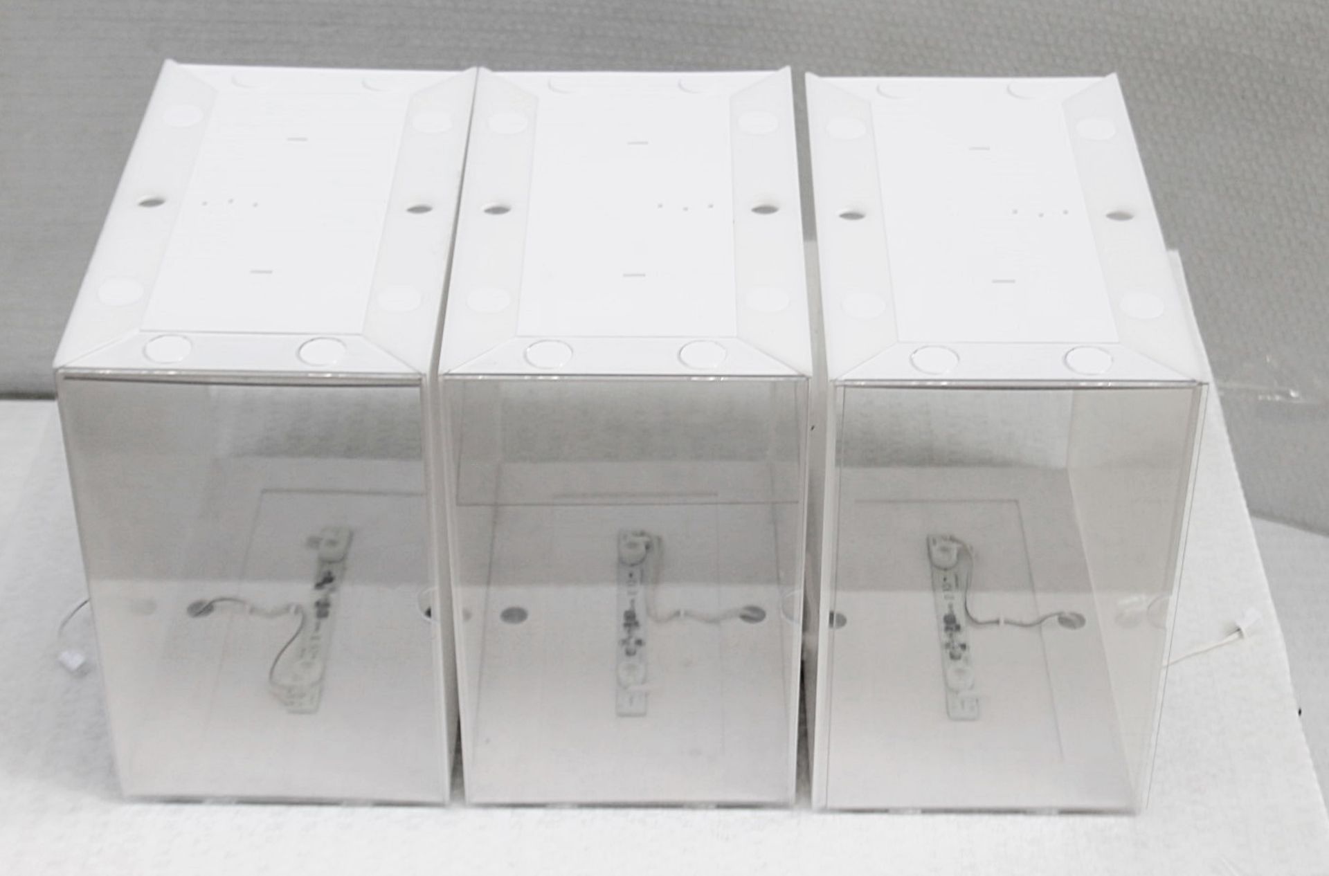 3 x Acrylic Light Boxes - Recently Removed From A Boutique Hair Salon - Ref: HAS770/G-IT - CL744 -
