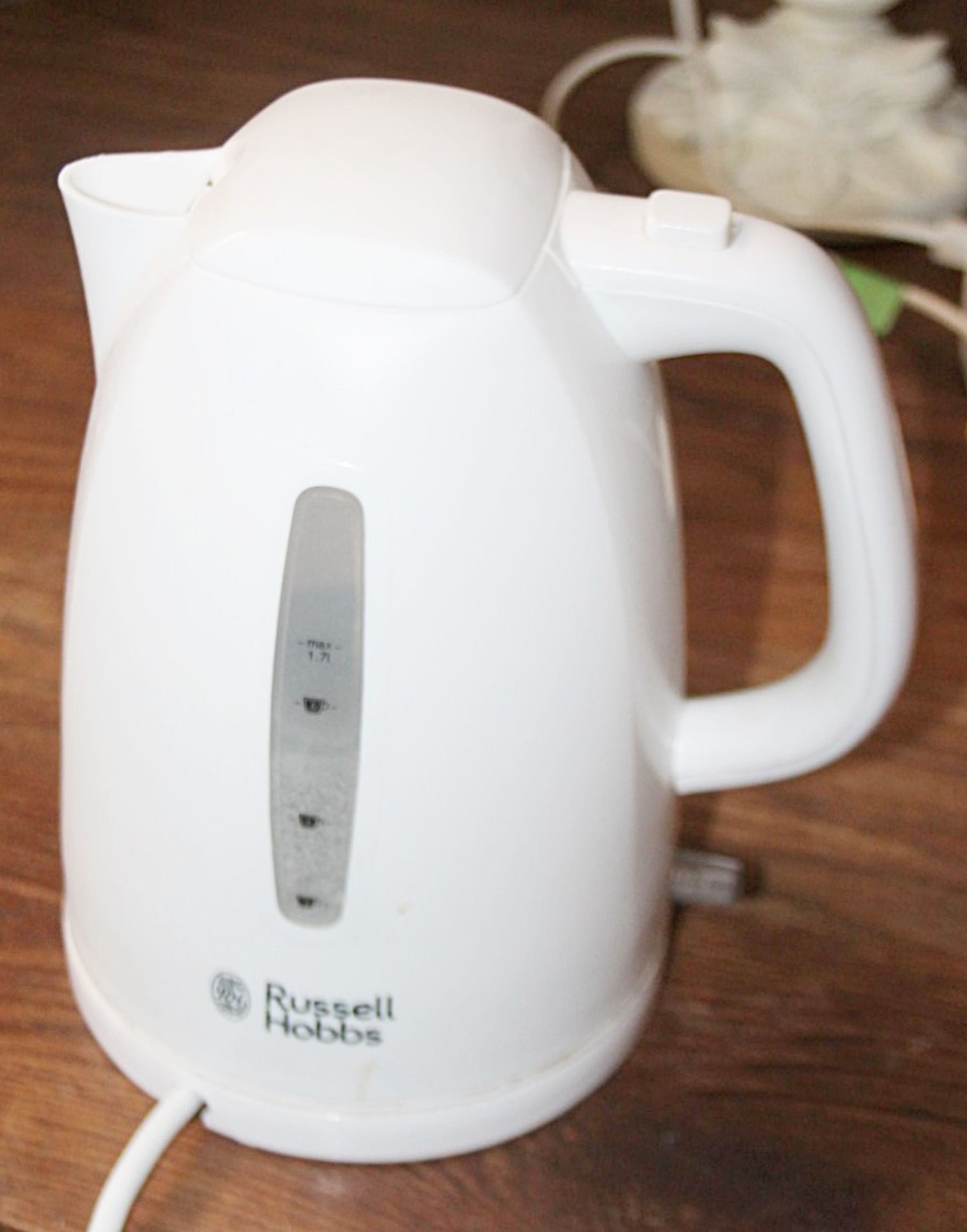 1 x Sharp Microwave and Russell Hobbs Kettle - Recently Removed From A Boutique Hair Salon - Image 2 of 6