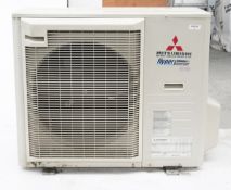 1 x Mitsubishi R410A 'Hyper Inverter' Split Type Outdoor Air Conditioning Unit - Recently Removed