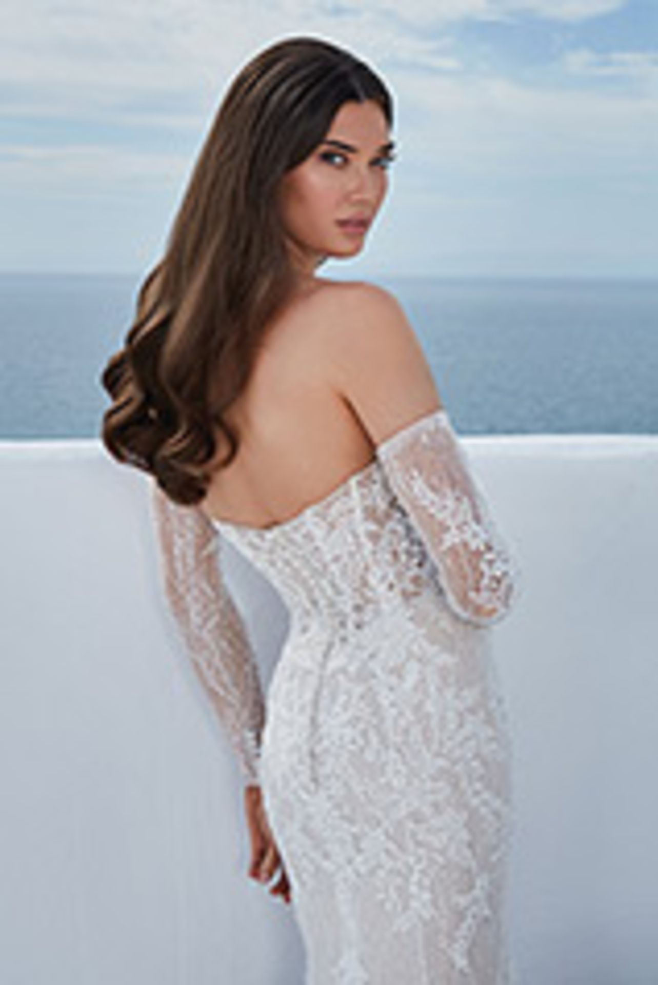 1 x Justin Alexander 'Berta' Fit and Flare Wedding Dress With Long Sleeves - Size 10 - RRP £2,060 - Image 5 of 5