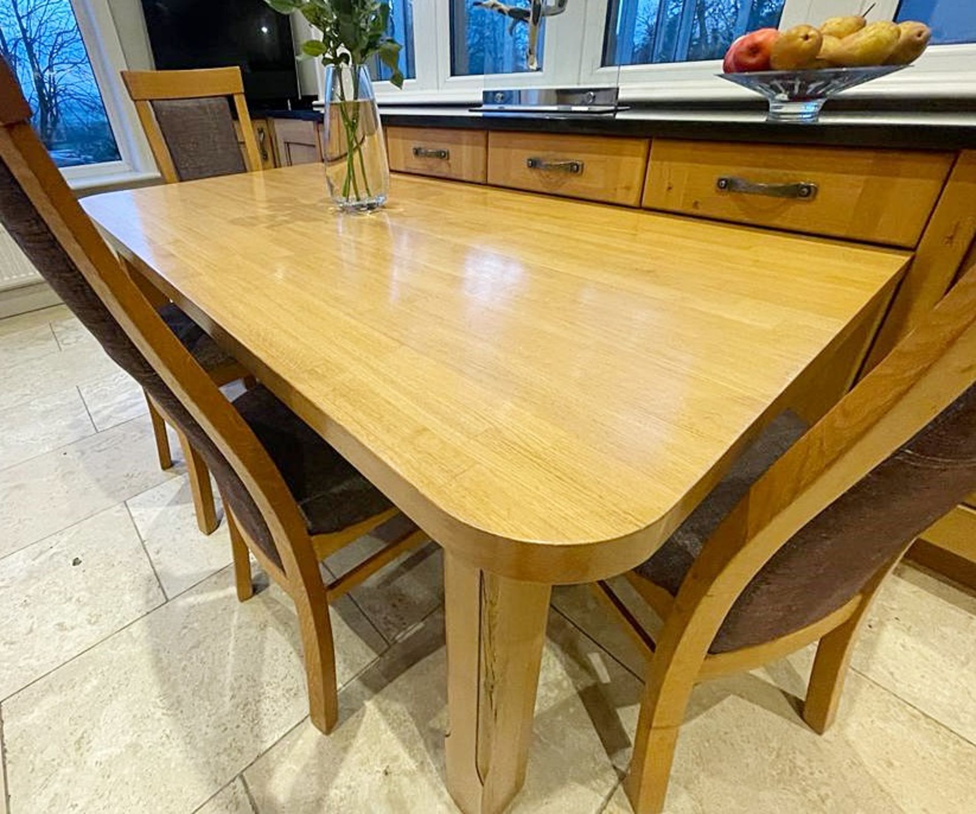 1 x Bespoke Fitted Solid Oak Kitchen With Black Granite Worktops, Central Island, Attached Dining - Image 4 of 65