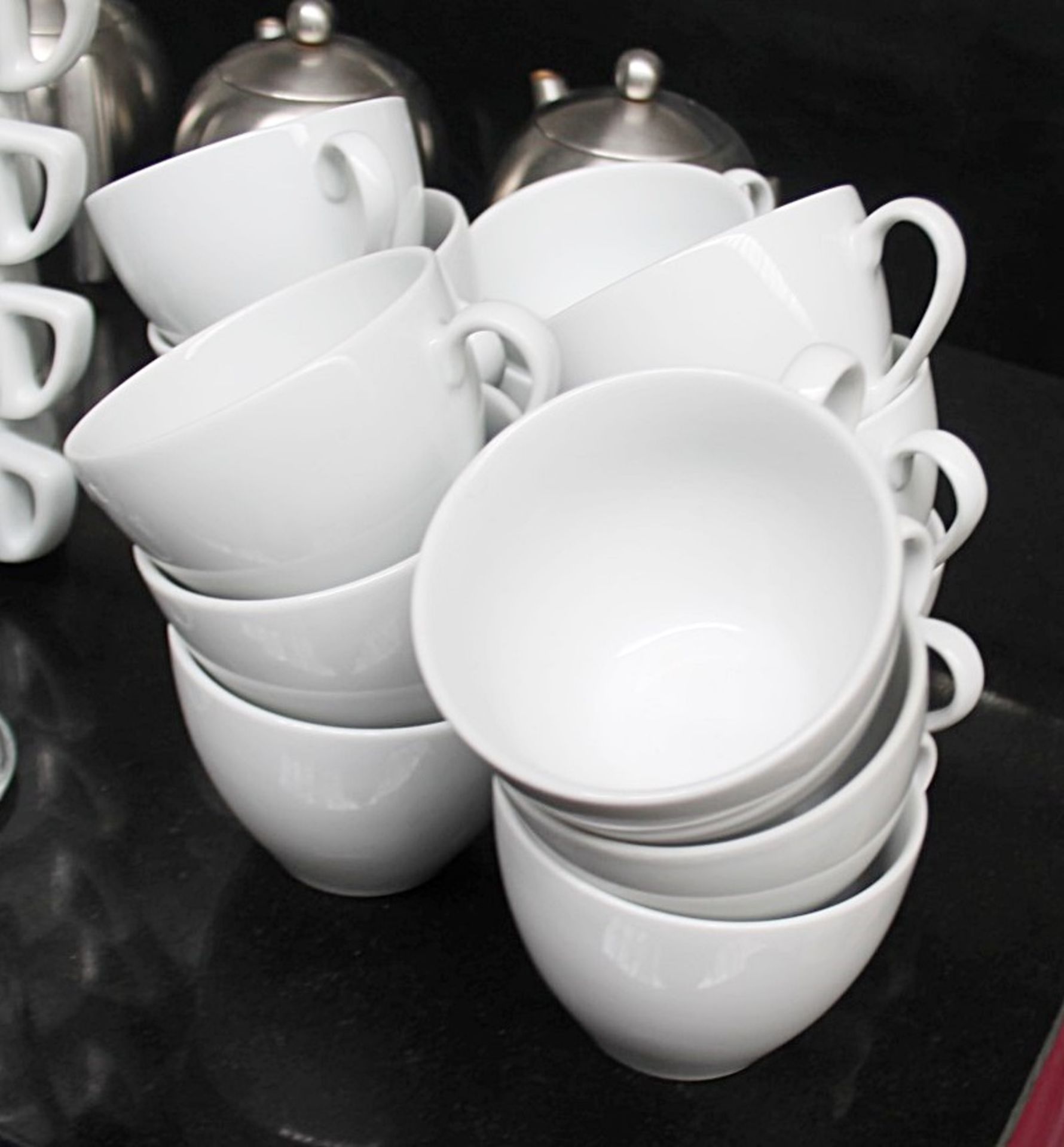 Large Assortment Of Ceramic Tableware, Metal Teapots And Glassware - 72 x Pieces In Total - Recently - Image 4 of 13