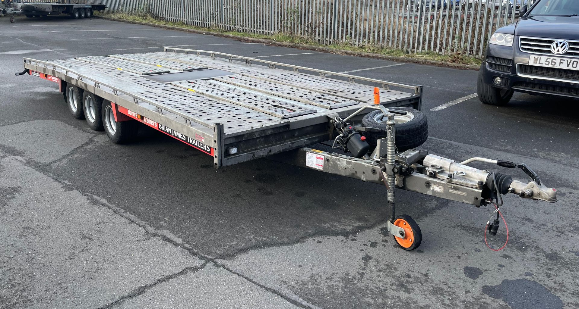 October 2021 Brian James T6 Trailer With Crossover Ramps - Image 8 of 10