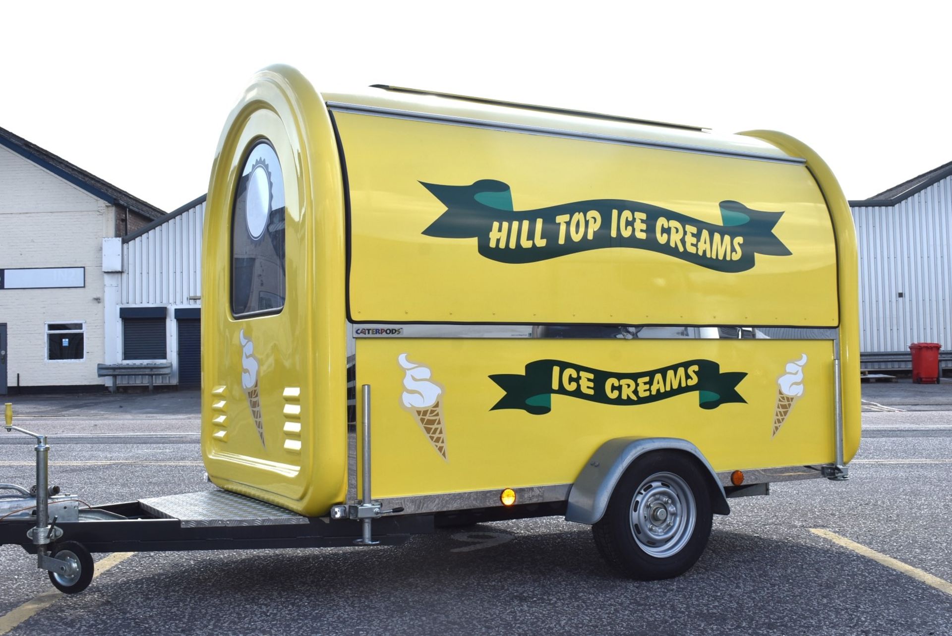 1 x Ice Cream Trailer Pod With Blue Ice T5 Ice Cream Machine, Chest Freezer, Cash Register & More! - Image 41 of 120