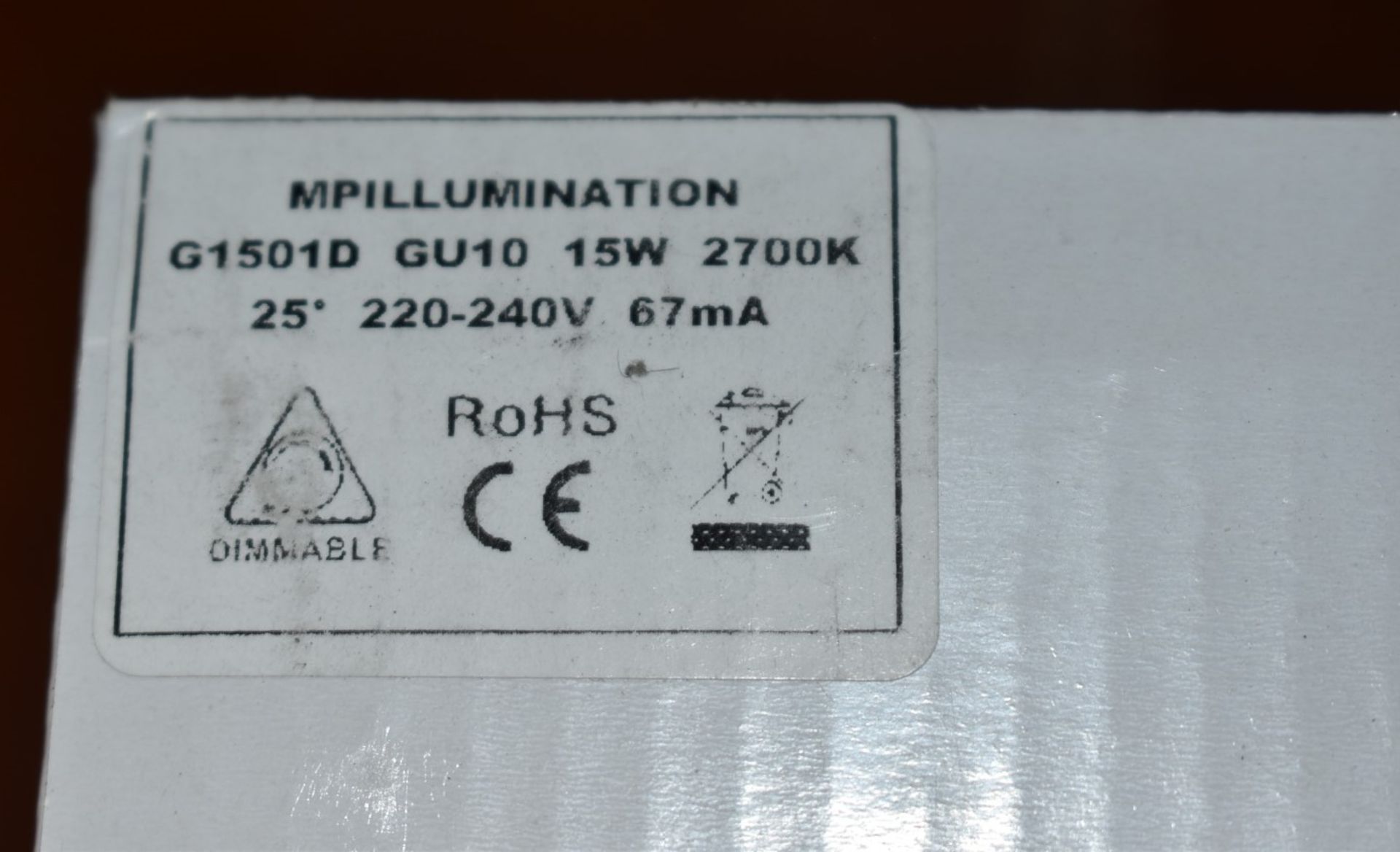8 x MP Illuminations LED Reflector Light Bulb Fittings - New and Boxed - GU10 15W 2700K - Image 4 of 7