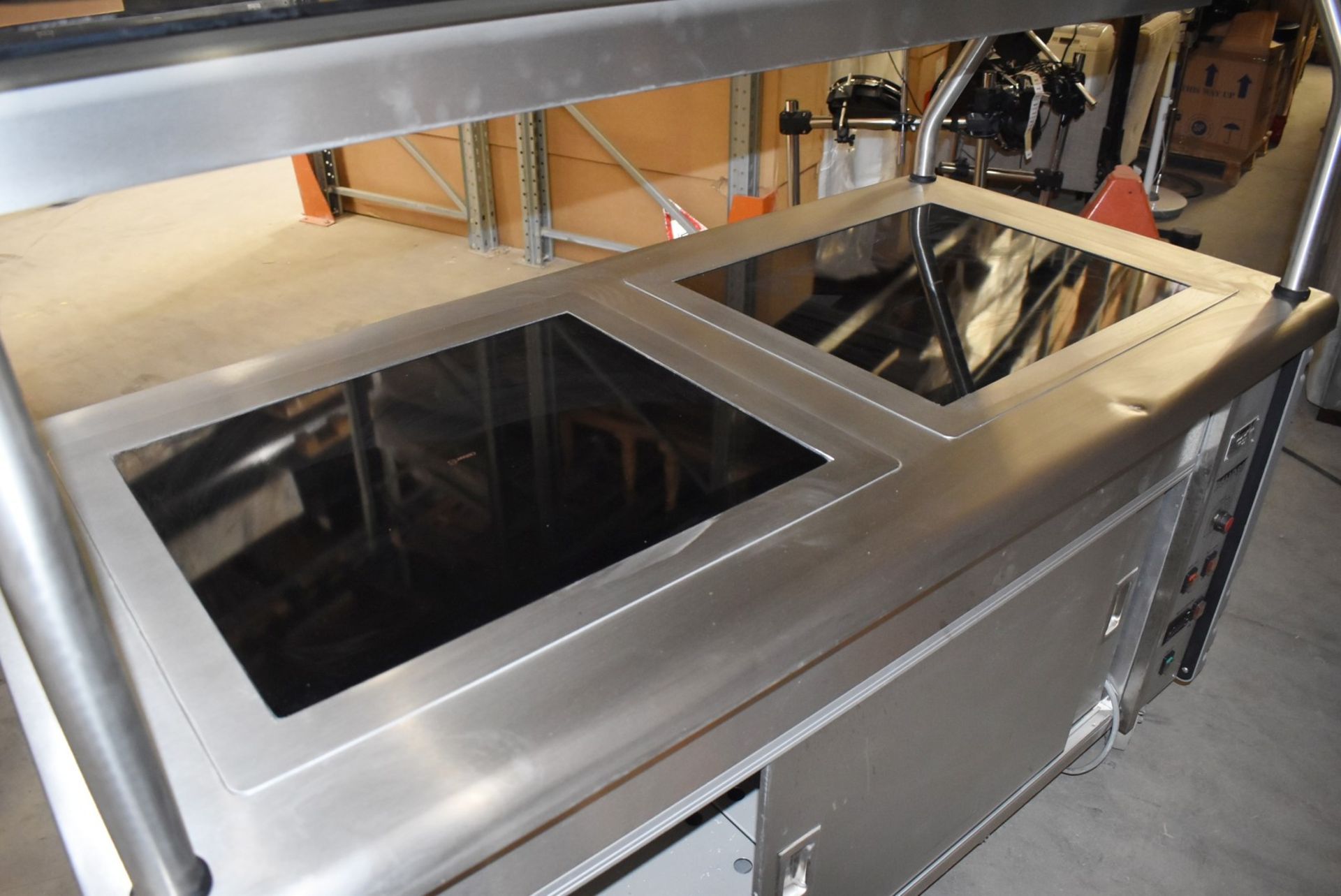 1 x Grundy Commercial Carvery Unit With Twin Hot Plates, Overhead Warmer and Plate Warming Cabinet - Image 9 of 21