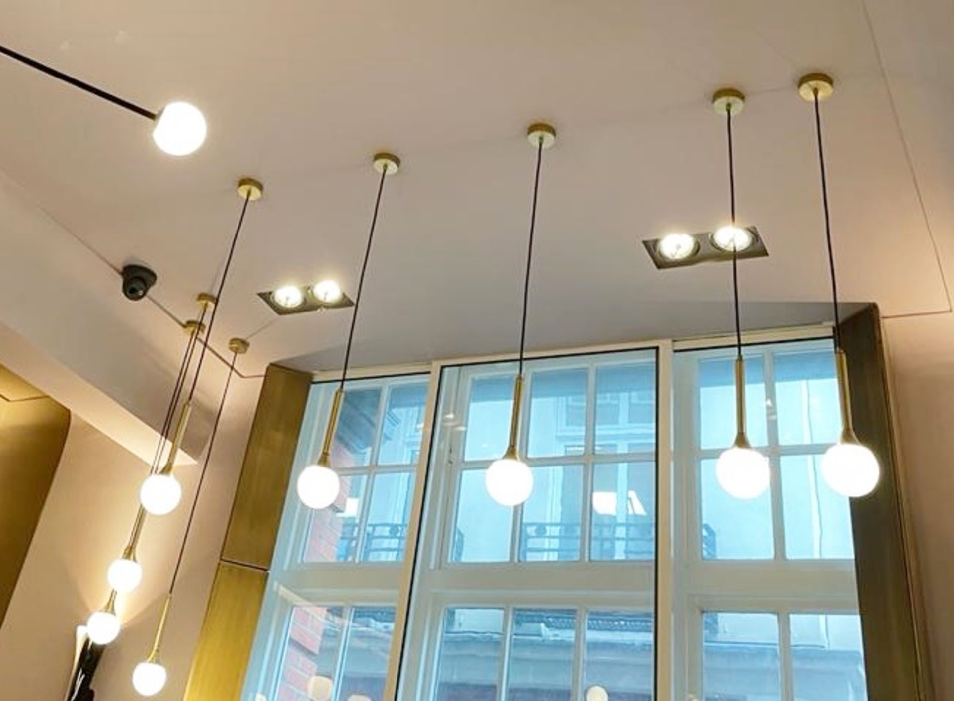 4 x Hand Made 'Petite' Suspension LED Ceiling Lights By Delight Lighting - Image 10 of 12