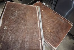 18 x Perforated Commercial Baking Trays - Size: 39.5 x 60 cms