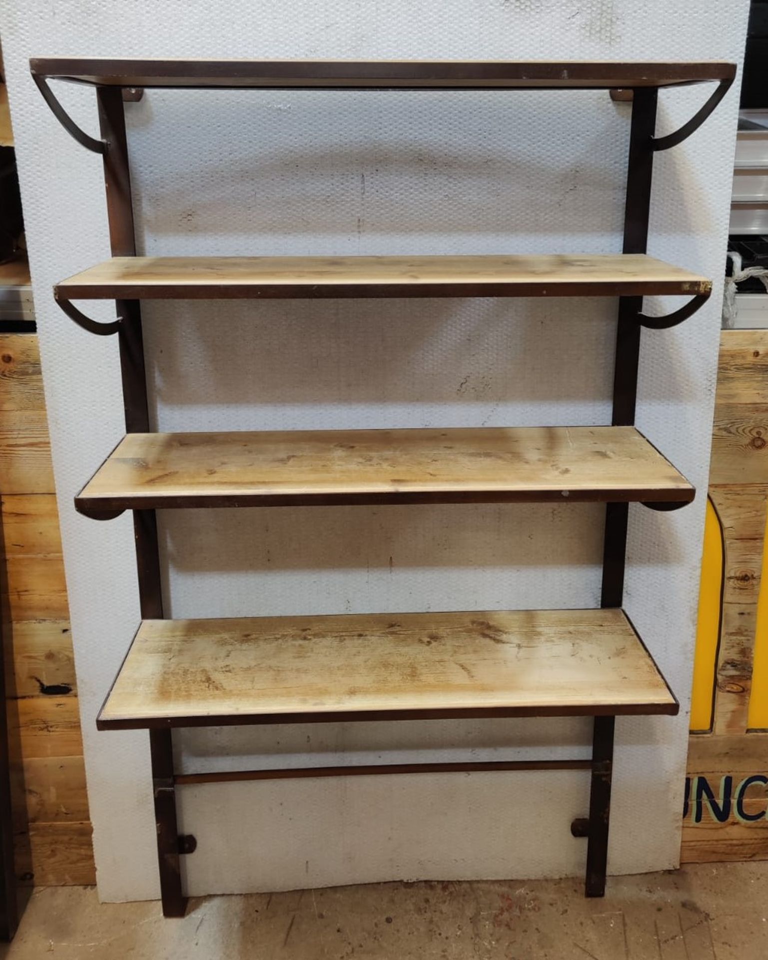 5 x Rustic Bakery Wall Shelf Units With a Rustic Traditional Finish - Over 14ft in Length! - Image 25 of 25