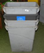 4 x Commercial Kitchen Waste Bins